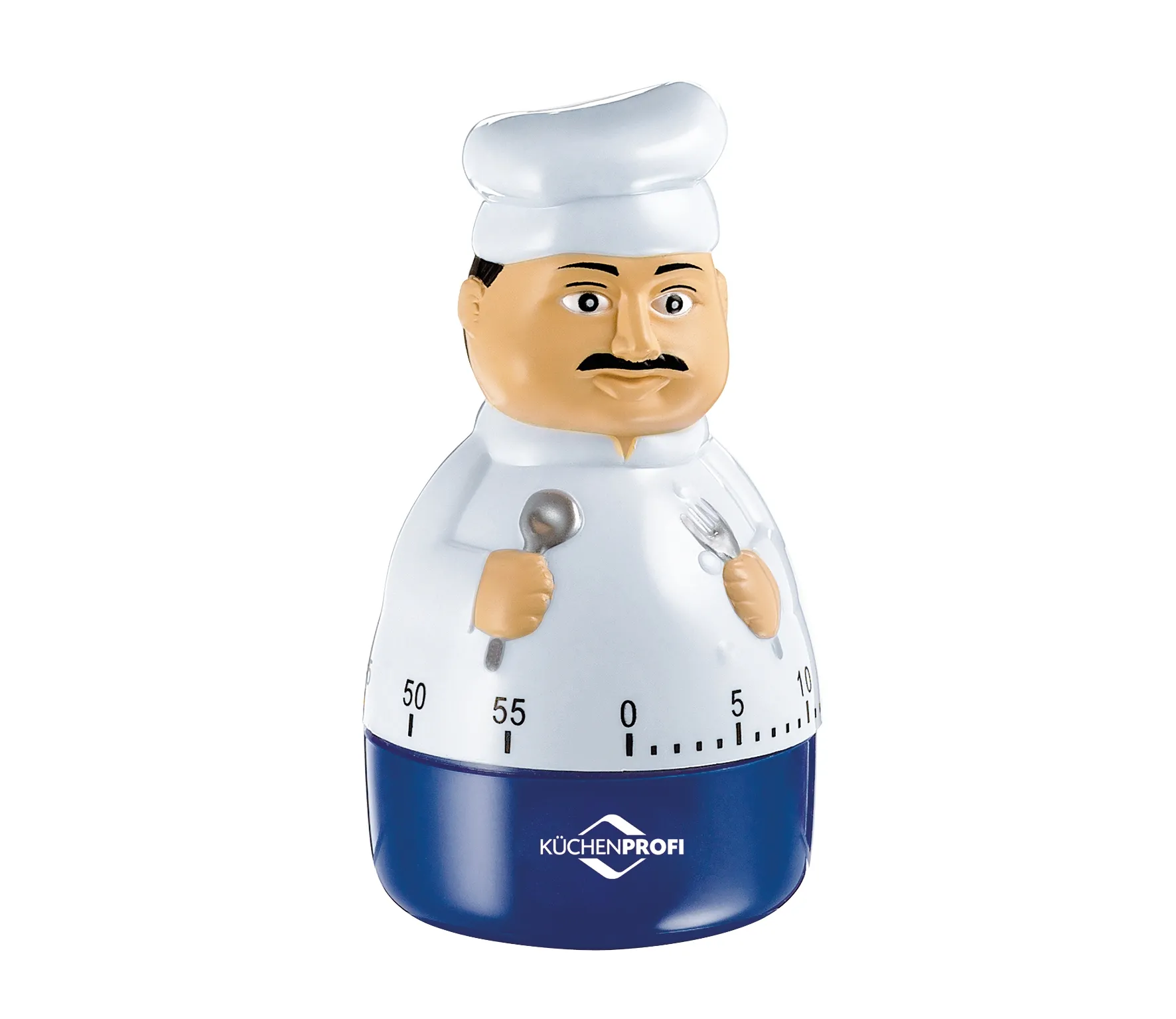 Timer PEPPINO Ø: 5,8 cm  hat die Uhr im Bauch + meldet sich lautstark