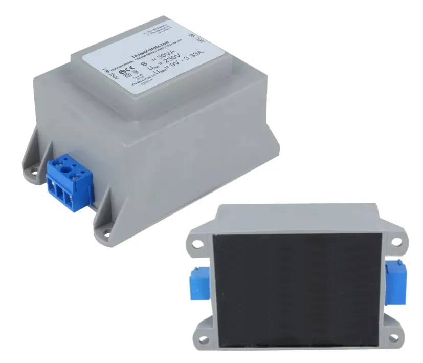 9VAC Trafo Ersatztrafo  9Volt AC 30VA mit Schraubklemmen