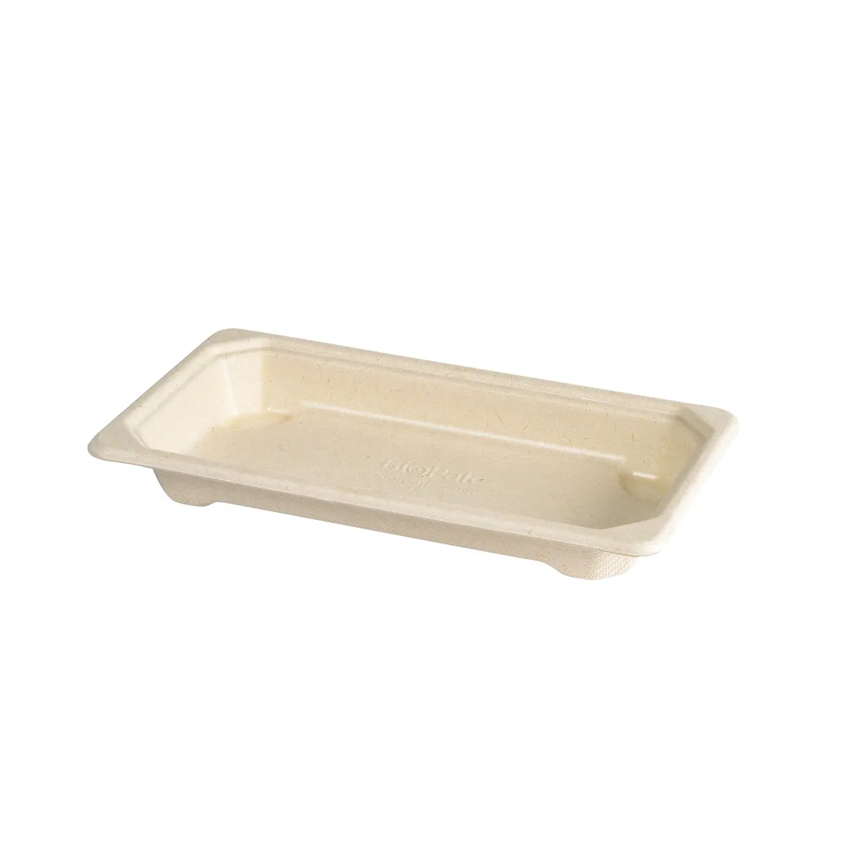 Duni Bagasse Sushi Tray braun, slim short 165 x 92 x 22 mm