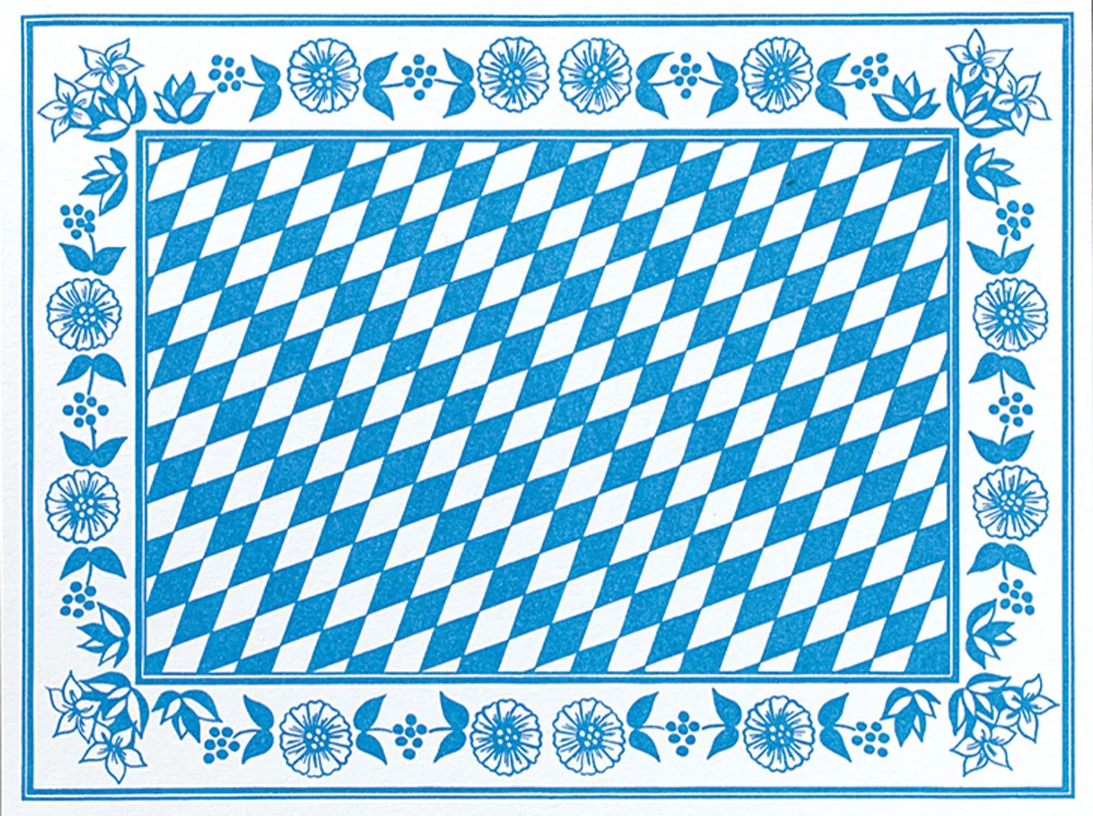 Duni Dunicel-Tischsets 30 x 40 cm Bayer. Raute
