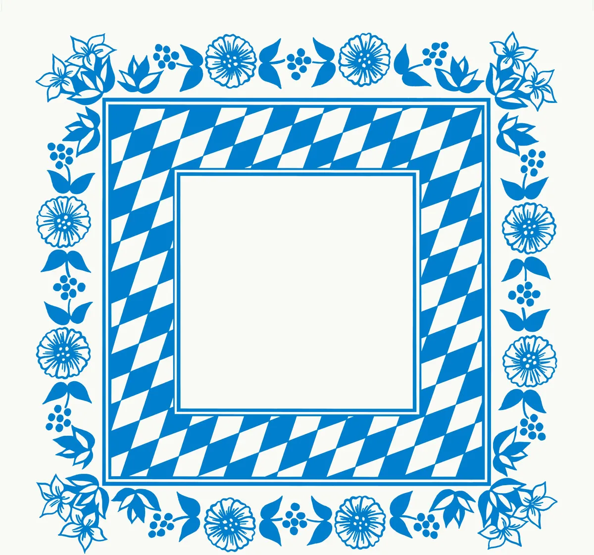 Duni Dunicel-Mitteldecken 84 x 84 cm Bayer. Raute