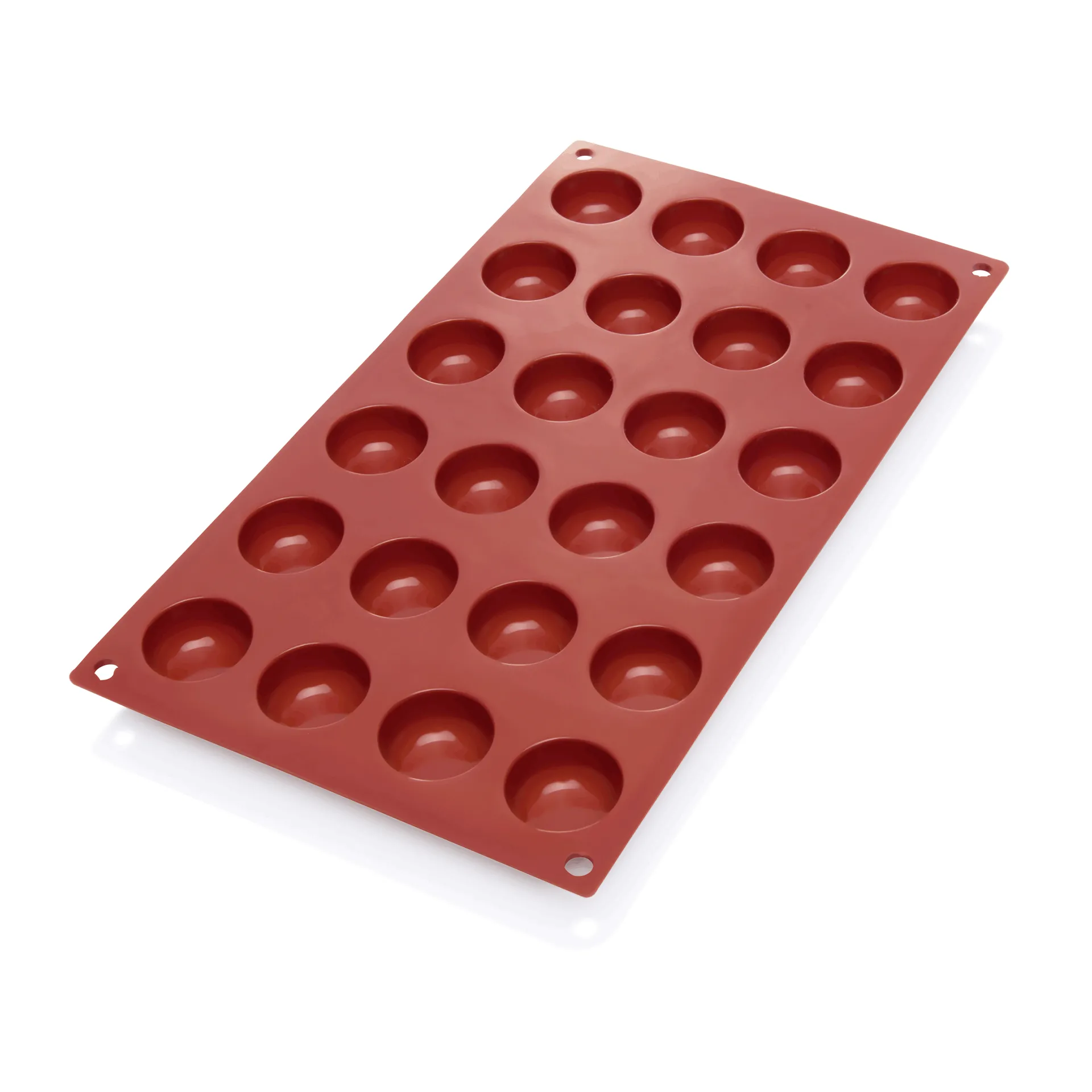 WAS Backform, 24 Formen, Amarettini, Silikon Cake Pan 31 red