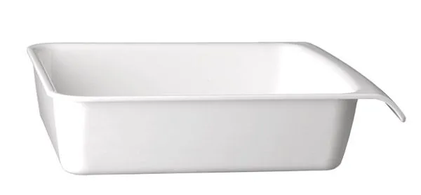 APS GN 1/2 Schale -CASCADE- 32,5 x 26,5 cm, H: 7,5 cm , Melamin, weiß, 3,65 Lite