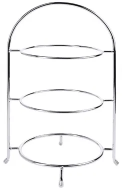 Contacto Telleretagere, verchromt für Teller 23-27 cm / 10''