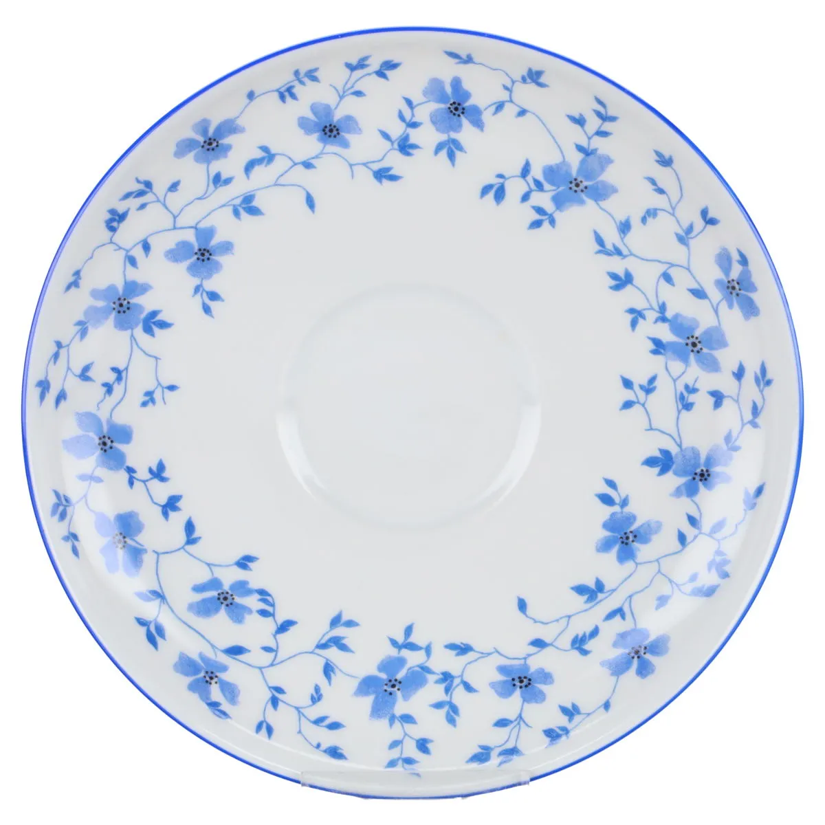 Untertasse für Kaffee - Arzberg Form 1382 Blaublüten