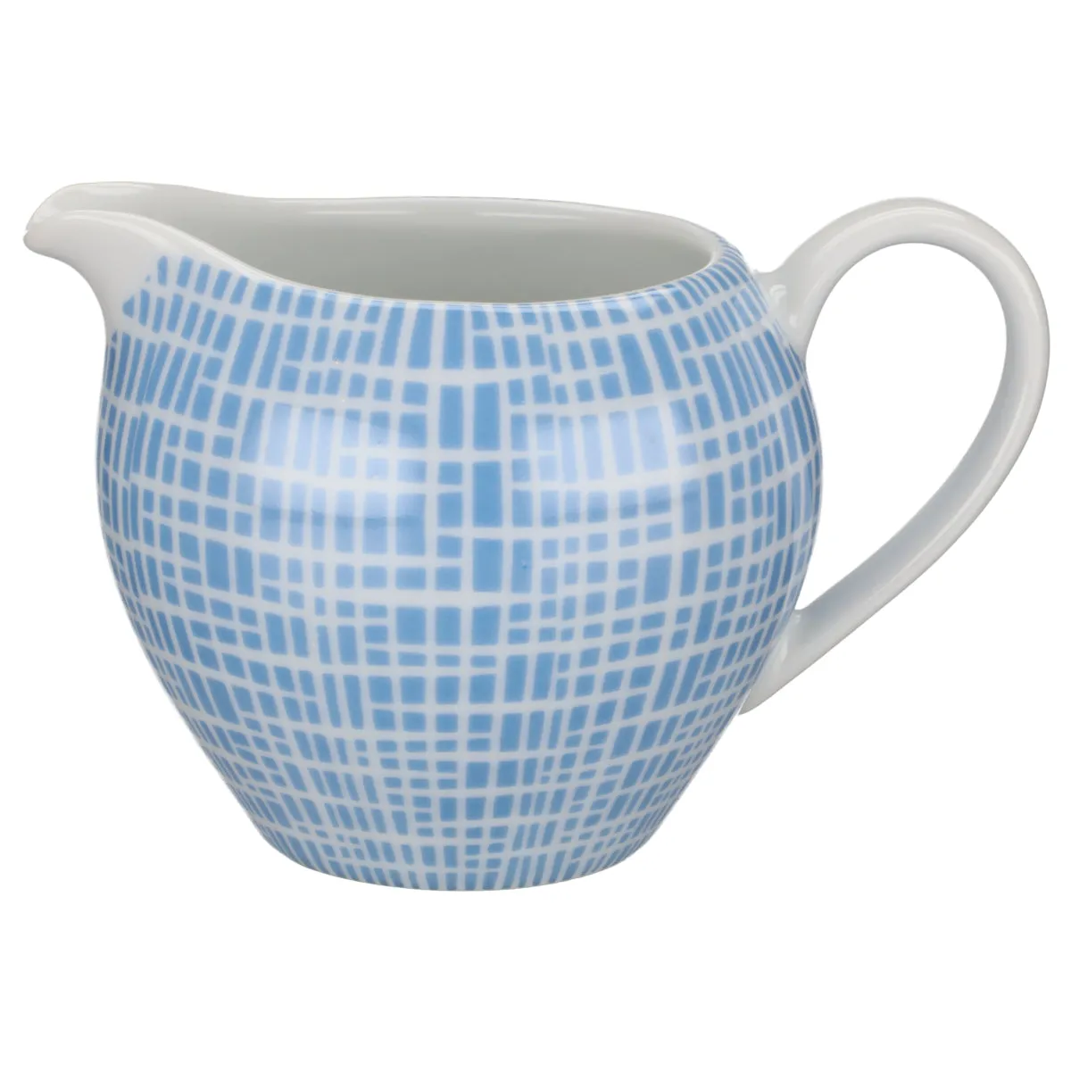 Milchkännchen H 7,5 cm - Arzberg Form 2000 Bastdekor blau