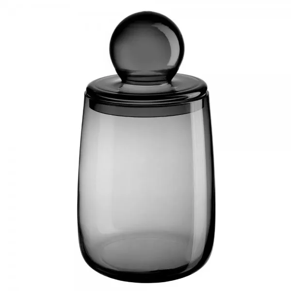 Asa Dose mit Decke Sarabi Grau (14,5x25,7cm)