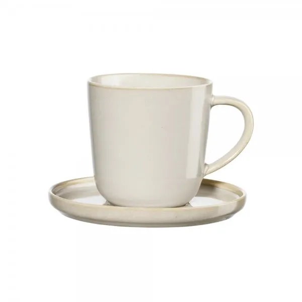 Asa Espressotasse mit Untertasse Coppa Tofu Nude (80ml) (2-teilig)