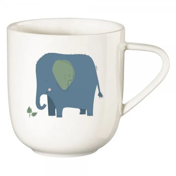 Asa Henkelbecher Coppa Kids Elefant Emma Blau (250ml)