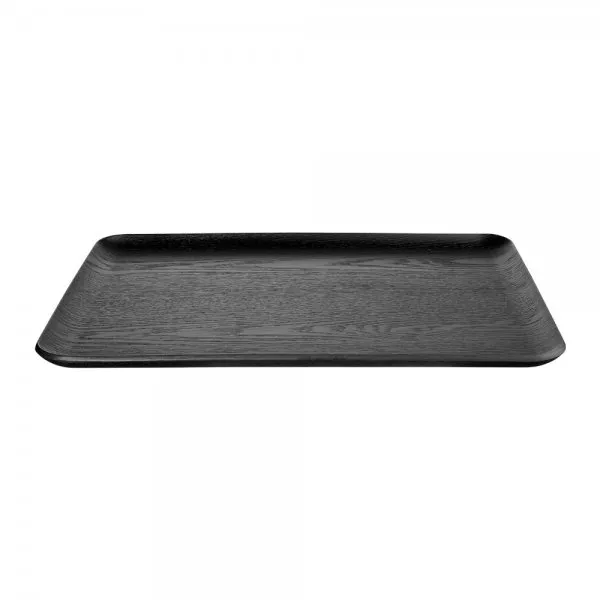 Asa Holztablett Wood Rechteckig Schwarz (28x36cm)