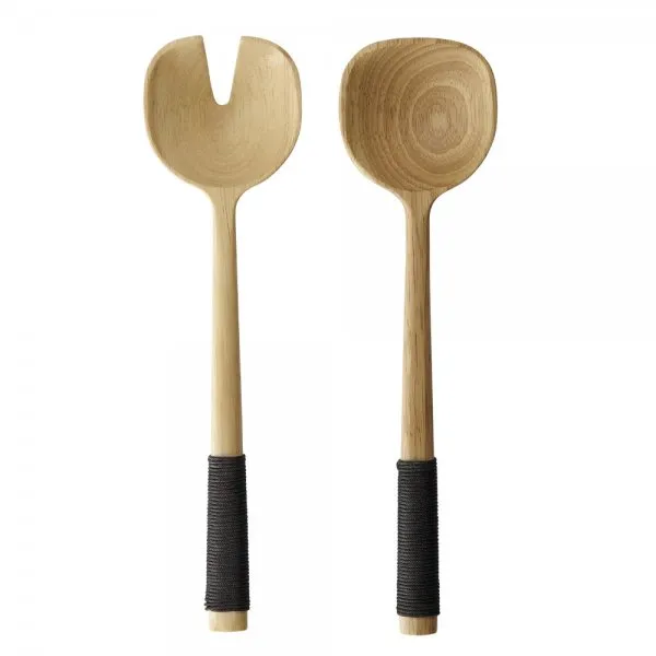 Asa Salatbesteck Gummibaumholz Mit Nylongriff (31,2 cm)