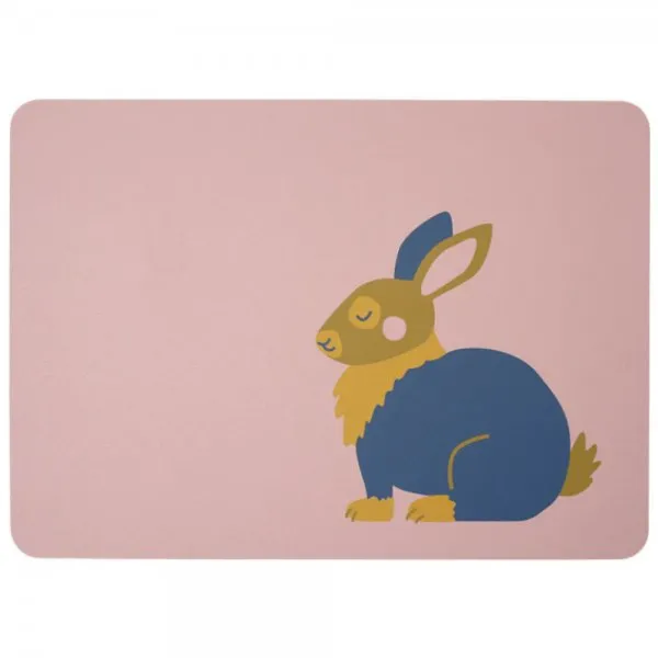 Asa Tischset Coppa Kids Kaninchen Karla Rosa (46x33cm)