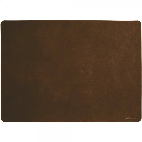 Asa Tischset Soft Leather Dark Sepia (46x33cm)