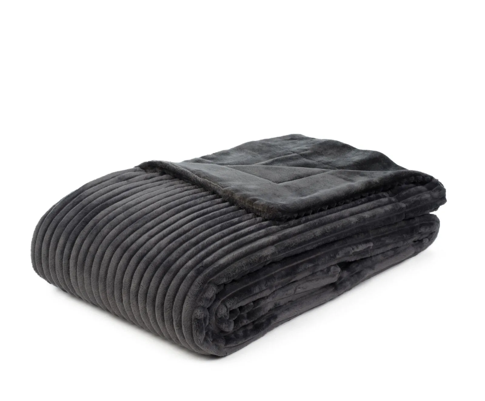 Wohndecke Cord Anthrazit