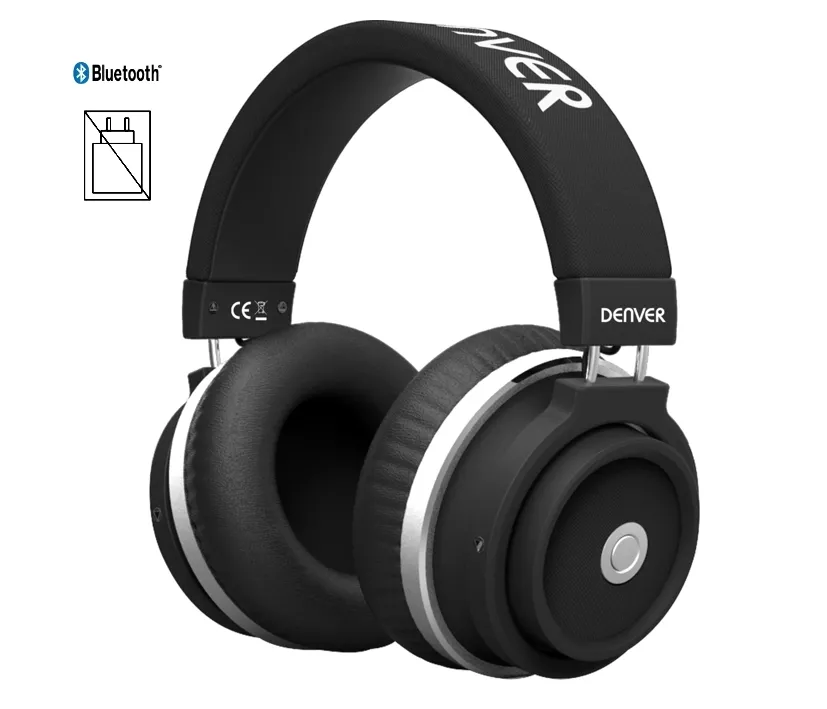 Funkkopfhörer Bluetooth Stereo mit Lithiumakku 6h Laufzeit DENVER mit integriertem Mikrofon