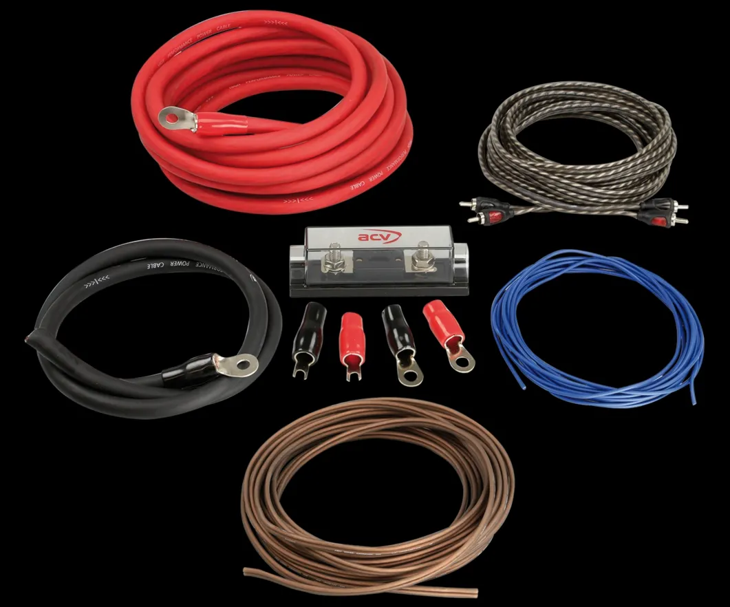 Kabelset 35qmm inkl ANL Sicherungshalter Cinchkabel Stromkabel Endstufe Kabelkit Batteriekabel