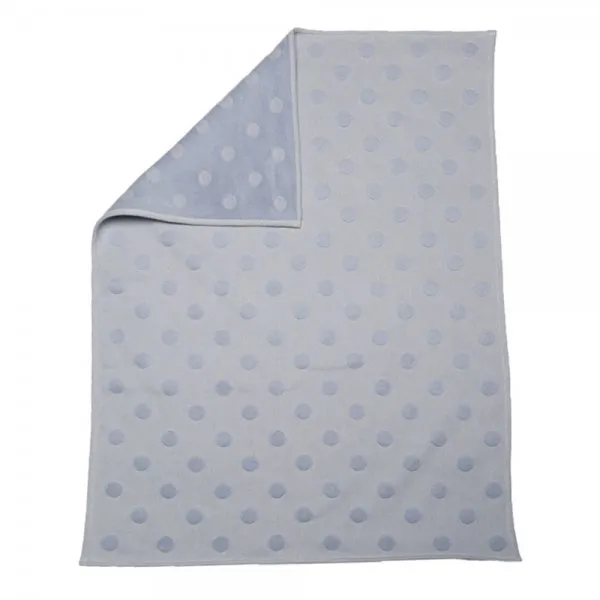 David Fussenegger Babydecke Riga Kids Punkte Hellblau