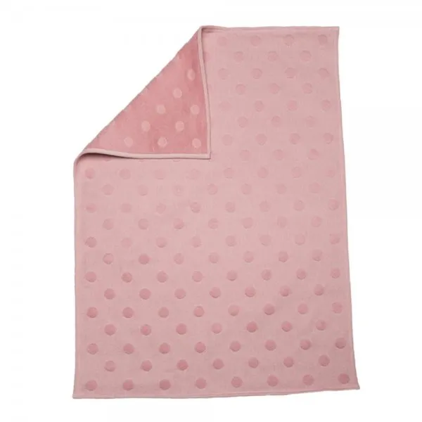 David Fussenegger Babydecke Riga Kids Punkte Rosa