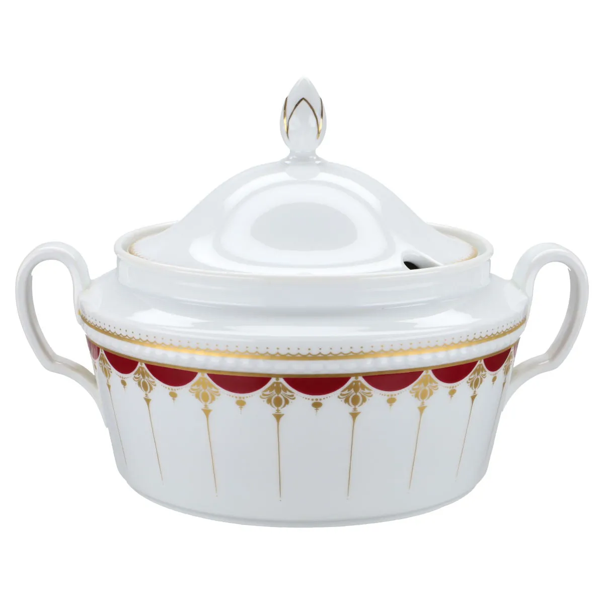 Ragout / Terrine mit Produktionsfehler - Fürstenberg Schloss Corvey Bonaparte 03034