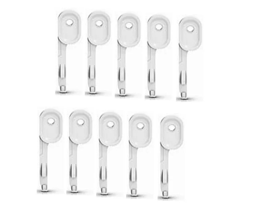 Schlüssel 10er Pack für Handmelder Druckknopfmelder Brandmelder ROP Ersatzschlüssel