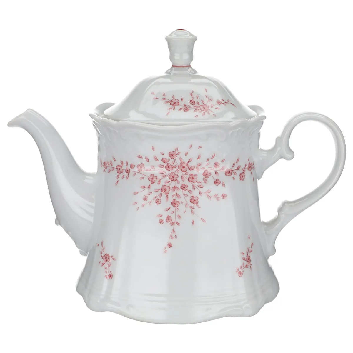 Teekanne - Eschenbach Escorial Rosa Blütenranke