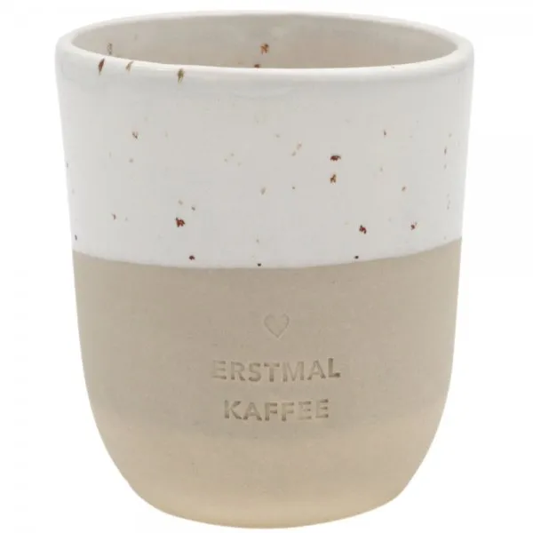 Eulenschnitt Becher Erstmal Kaffee