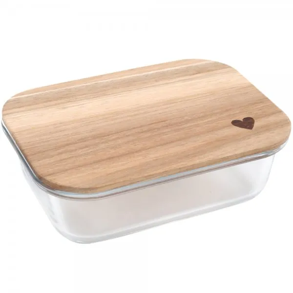 Eulenschnitt Vorratsbehälter Herz (12,5x17cm)