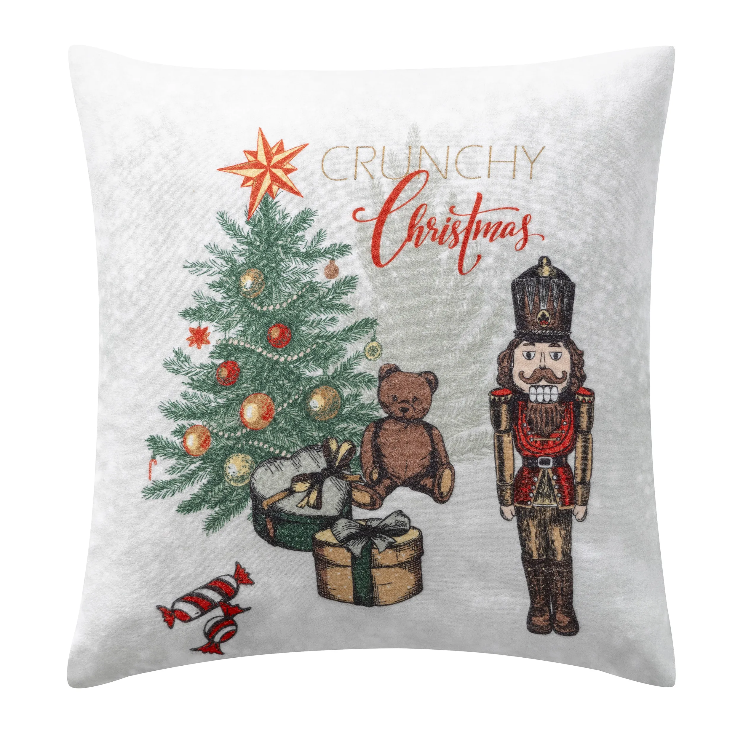 Kuschelflanell Kissen Estella Home Crunchy Christmas
