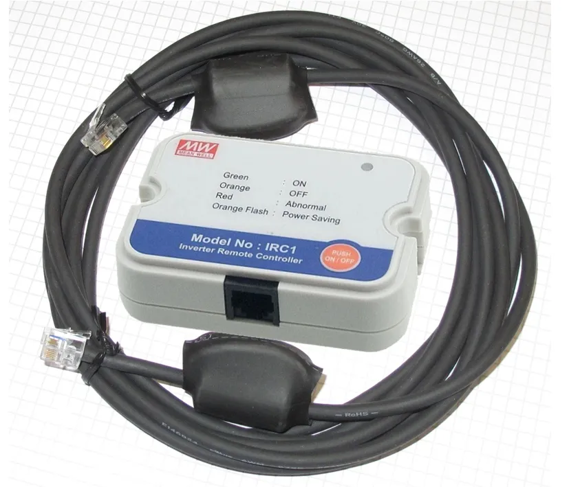 Kabelfernbedienung Fernschalter mit Status LED-Anzeige DCAC Wechselrichter 43-846-06208 + 43-846-06224