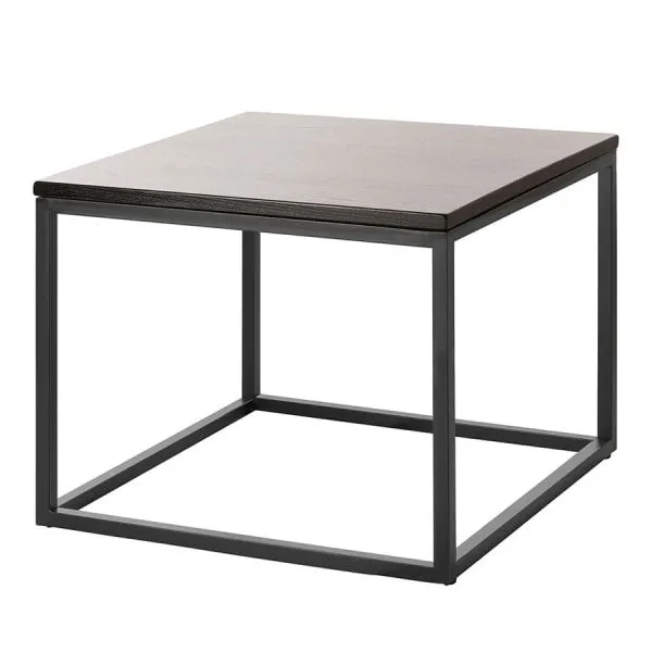 Fink Beistelltisch Novara Schwarz Eiche Espresso (55x55x45cm)
