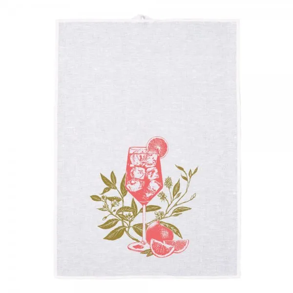 Frohstoff Geschirrtuch Cocktail Organge