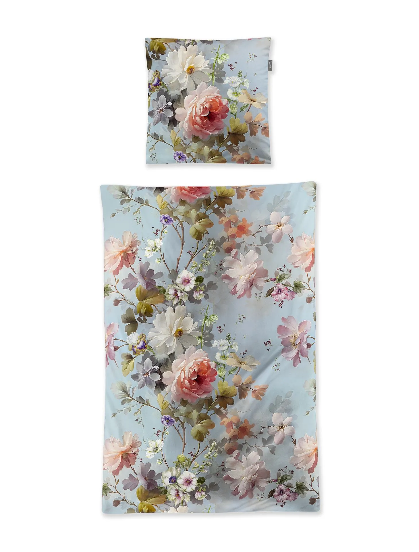 Mako Satin Bettwäsche Irisette Wave