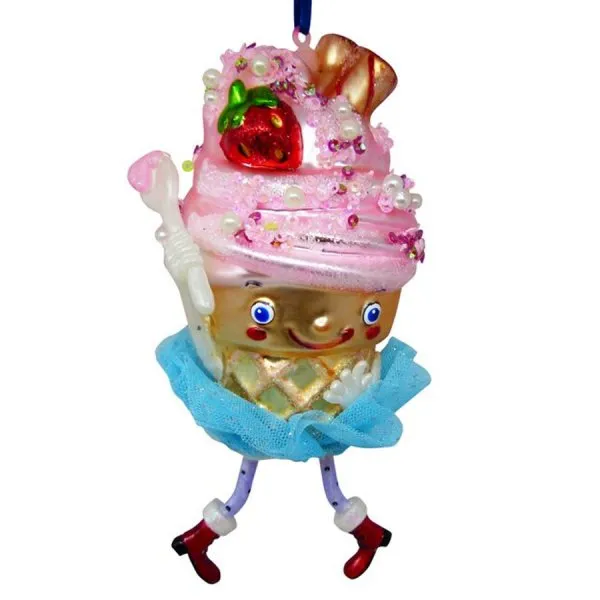 Gift Company Christbaumschmuck Eisbecher mit Tutu