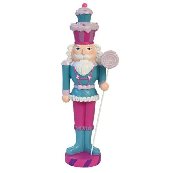 Gift Company Dekorationsobjekt Nussknacker Noce Petrol Pink (33,5cm)