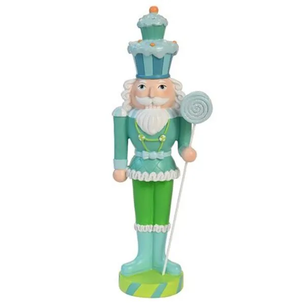 Gift Company Dekorationsobjekt Nussknacker Noce Türkis Blau (33,5cm)