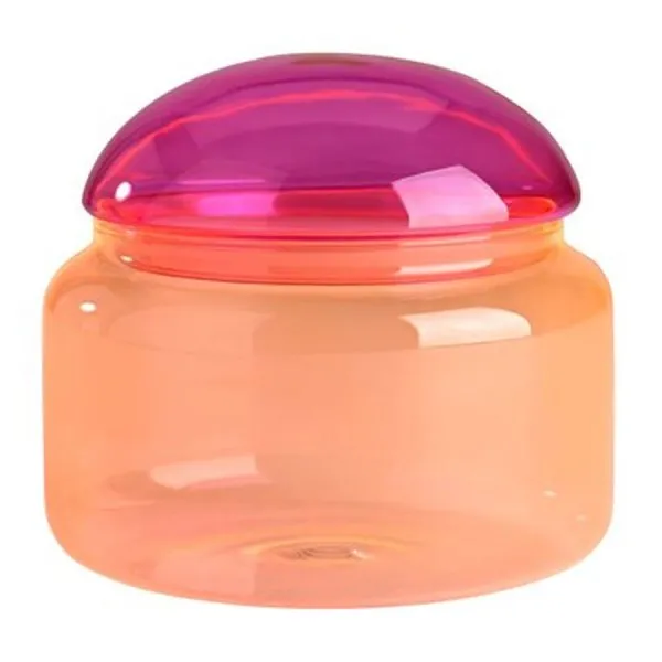 Gift Company Dose mit Deckel Voile Glas Pink Orange