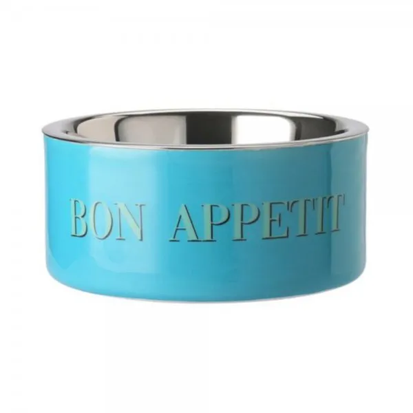 Gift Company Futternapf Love Pets Für Katzen Und Hunde Bon Appetit Türkis (20cm)