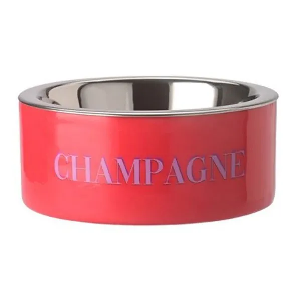 Gift Company Futternapf Love Pets für Katzen und Hunde Champagne Rot (17cm)