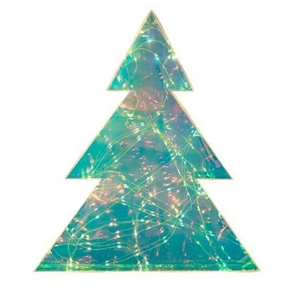 Gift Company Leuchtobjekt Glow Tanne mit LED irisierend (40cm)