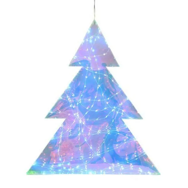 Gift Company Leuchtobjekt Glow Tanne mit LED irisierend (80cm)