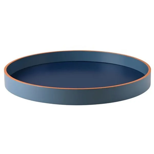 Gift Company Tablett Spa Dunkelblau/Rauchblau/Orange (M)