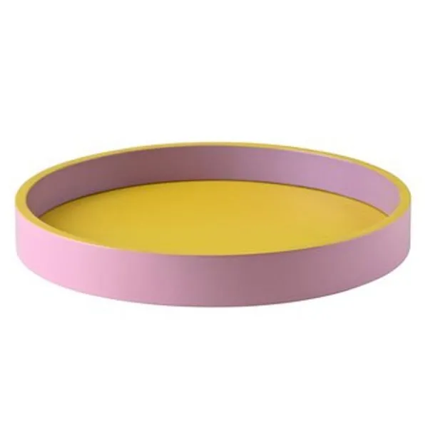 Gift Company Tablett Spa Gelb/Lila/Rosa (S)