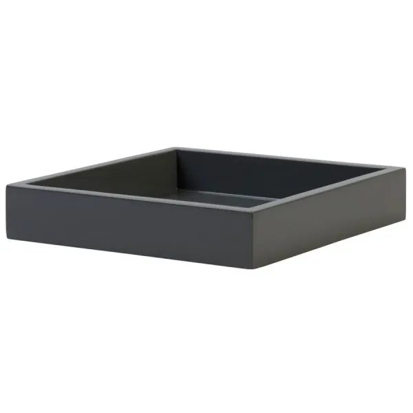 Gift Company Tablett Spa Graphite Grau (19x19cm)