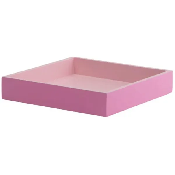 Gift Company Tablett Spa Pink Rosa (19x19cm)
