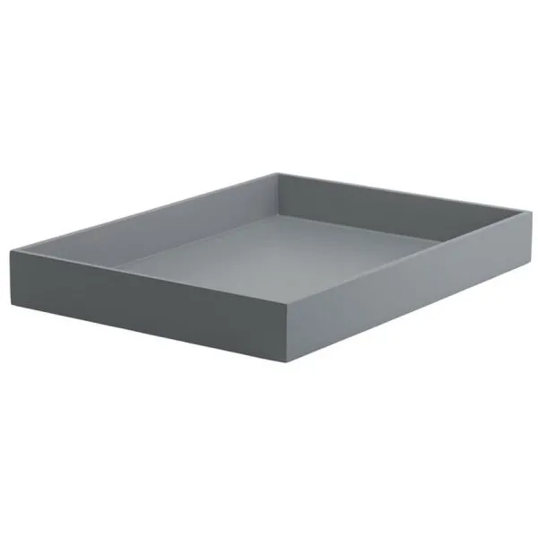 Gift Company Tablett Spa Rechteckig Graphite Grau (40x29cm)