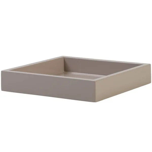 Gift Company Tablett Spa Schlamm Beige (19x19cm)