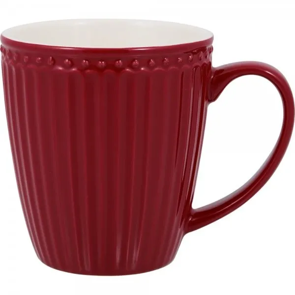Greengate Tasse mit Henkel Alice Claret Red