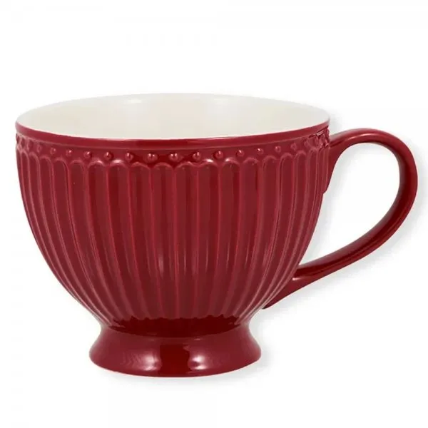 Greengate Teetasse Alice Claret Red