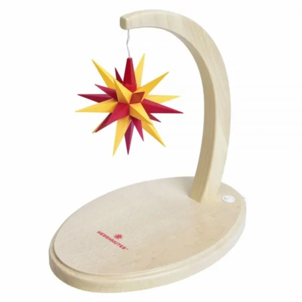 Herrnhuter Sternenbogen Buche Klar mit Stern A1e Gelb-Rot (3-teilig)