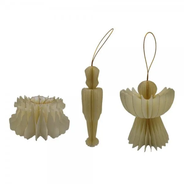 Humdakin Ornamente Papier (3-teilig)